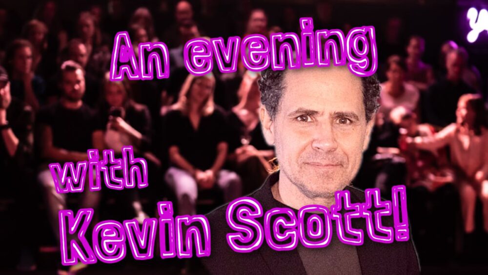 An evening featuring Kevin Scott